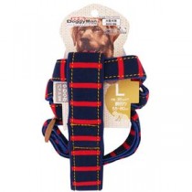 Doggy's Tailor ドッグハーネス L ニットスタイル レッド／ネイビー （犬用品／ハーネス）