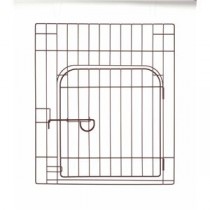 カスタムペットサークル 単品 60入口付 ブラウン （ペット用品）