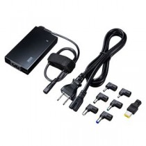 サンワサプライ ノートパソコン用ACアダプタ（65W・マルチタイプ） コンパクトタイプ ACA-DC71MLN