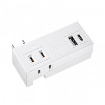 サンワサプライ モバイルタップ （ACx2個口+USB-Ax1+Type-Cx1） TAP-MUC1AC2W
