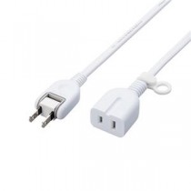 エレコム 延長タップ／スタンダード／ホコリ防止シャッター付／3.0m／ホワイト T-X01-2130WH