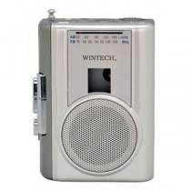 WINTECH AM／FMラジオ付テープレコーダー PCT-02RM