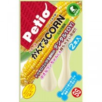 （まとめ）ペティオ かんでるCORN ミルク風味 SS 超小型犬用 （犬用玩具） 【×3セット】