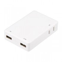 YAZAWA 1AC2USB 3.4A ホワイト H63002UWH