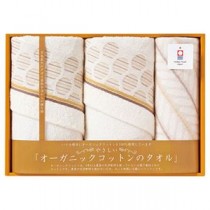 オーガニックコットン やさしいオーガニックコットンのタオル フェイス2P・ウォッシュタオル1P 22413603