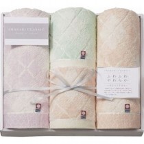今治クラシック ふわもち甘撚り フェイスタオル2P&ウォッシュタオル2P B9115117
