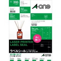 3M ラベルシール（レーザープリンタ）水に強いタイプマット紙・WH ホワイト A4判10面