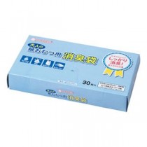 （まとめ） マルアイ 消臭袋 大人の紙おむつ用 BOX 30枚入 【×5セット】