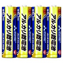 （まとめ） 三菱電機ライフネット アルカリ乾電池 単三 Nタイプ 4本パック 【×10セット】