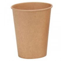 （まとめ） サンナップ 未晒しペーパーカップ 茶色 100 【×3セット】
