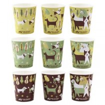 （まとめ） サンナップ JWドッグカップ 絵柄 50 【×10セット】