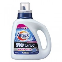 （まとめ） 花王 アタック消臭ストロングジェル本体 900g 【×3セット】