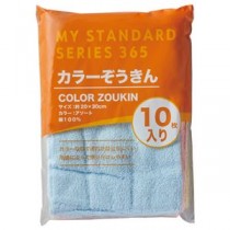（まとめ） オーミケンシ カラー雑巾10枚セット 【×3セット】