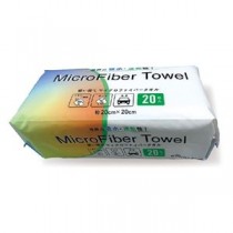 （まとめ） オーミケンシ 使い捨てマイクロファイバークロス 20 【×5セット】