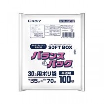 （まとめ） オルディ バランスパックSB 半透明 30L 100枚入 【×3セット】