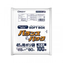 （まとめ） オルディ バランスパックSB 半透明 45L 100枚入 【×2セット】