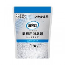 （まとめ） エステー 消臭力業務用ビーズタイプ大容量詰換えエアリーソープ 【×2セット】