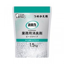 （まとめ） エステー 消臭力業務用ビーズタイプ大容量詰換えタバコクリアミント 【×2セット】