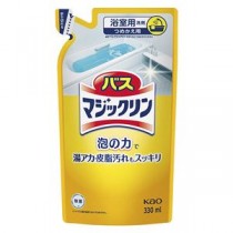 （まとめ） 花王 バスマジックリン泡立ちスプレー詰替用 330ml 【×10セット】