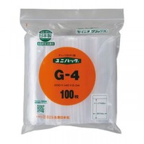 （まとめ） セイニチ ユニパック G-4 100枚入 【×3セット】