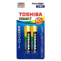 （まとめ） 東芝 アルカリ乾電池 アルカリ1 単4 2本フック 【×10セット】