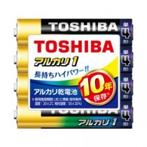 （まとめ） 東芝 アルカリ乾電池 アルカリ1 単4 4本シュリンクパック 【×5セット】