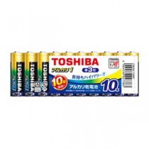 （まとめ） 東芝 アルカリ乾電池 アルカリ1 単3 10本まとめパック 【×3セット】
