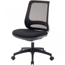 東洋工芸 メッシュオフィスチェア ブラック GS210-M2BK (組立品)
