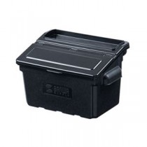 サンワサプライ 3段式ワゴン用蓋付きサイドBOX 小 ブラック CART-FA3ST2BK