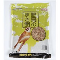 （まとめ）ワンバードアミーゴ 野鳥のまき餌 1.5kg 鳥エサ 【×3セット】