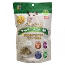 （まとめ）グルフリ生活 ゴールデンハムスター専用 200g ハムスターフード 【×3セット】