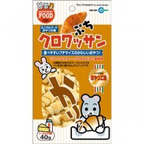 （まとめ）マルカン ぷちクロワッサン 40g ハムスターフード 【×10セット】