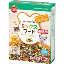 （まとめ）マルカン ジャンガリアンのミックスフード お徳用 360g ハムスターフード 【×3セット】