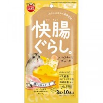 （まとめ）マルカン 快腸ぐらし ハムスターのぴゅーれ 鶏ささみ＆チーズ 3g×10本 ハムスターフード 【10セット】