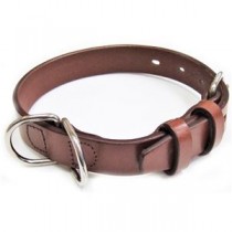 オイルレザーカラー #24 ブラウン 犬具／首輪 オイルレザーカラー #24 ブラウン 犬具／首輪