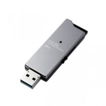 エレコム USBメモリ3.0 スライド16GB MF-DAU3016GBK ブラック(BK)