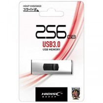 HIDISC スライド式USBメモリ 256GB HDUF124S256G3