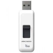 【まとめ】 ARCHISS スライド式USBメモリ 16GB AS-016GU2-PSW 【×2セット】