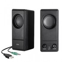 サンワサプライ USB電源PCスピーカーMM-SPL18UBK
