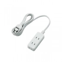 【まとめ】 エレコム 電源タップ 3個口 2m T-S02-2320WH 【×2セット】