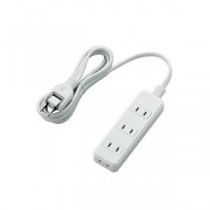 【まとめ】 エレコム 電源タップ 4個口 2m T-S02-2420WH 【×2セット】
