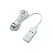 【まとめ】 エレコム 電源タップ 3個口 3m T-ST02-22330WH 【×2セット】