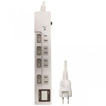 HIDISC ワットメーター節電タップ4個口 HDTAC4WMWH