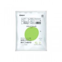 【まとめ】 オルディ asunowa再生ごみ袋HD45L 半透明 10P 【×20セット】