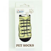 （まとめ）L'ange ペットソックス4足セット sneaker L 犬用靴下【×2セット】