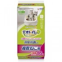 デオトイレ 複数ねこ用消臭・抗菌シート 16枚