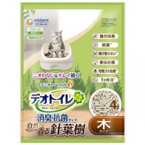 デオトイレ 飛び散らない針葉樹の消臭・抗菌チップ 4L