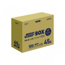 【まとめ】 日本サニパック nocooエコノプラスBOX半透明45L 100枚 CE44 【×5セット】