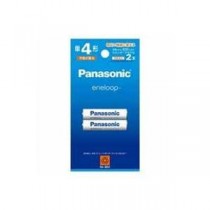 【まとめ】Panasonic エネループ充電式電池単4形 2本 BK-4MCD/2H【×3セット】