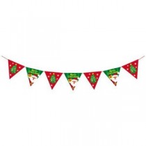 (まとめ) クリスマスフラッグ 【×2セット】